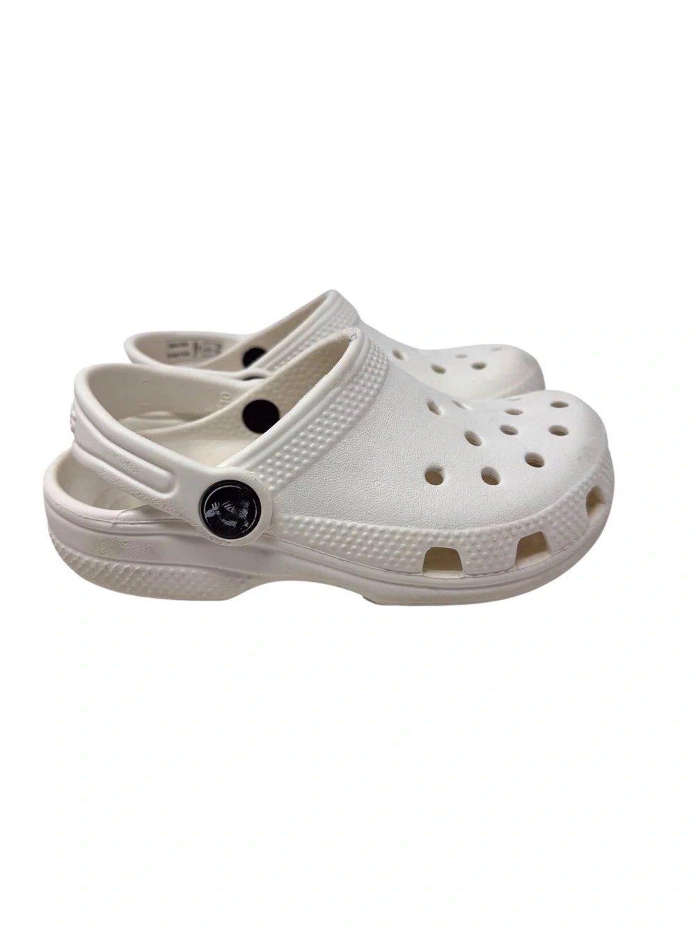 CROCS white Classic slip on Clog child’s size 10